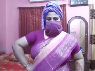 Desi Aunty X rated movie Talk Aunty or Didi Training to Fuck enchanting