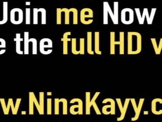 Nasty Naughty Nympho Nina Kayy Drilled by Miss Raquel's