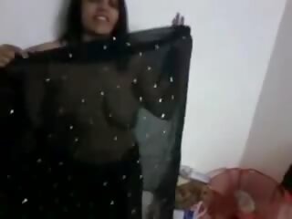 India sisse mustanahaline saree