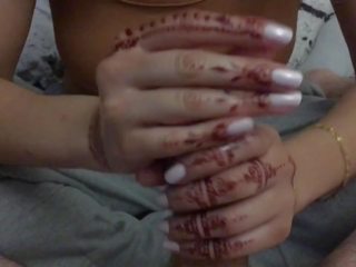 Perfektné ruky s zručností & henna tetovanie robenie sa môj.
