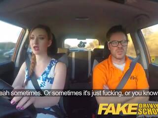 Fake Driving School Posh Freaky Redhead with Ginger Bush | xHamster
