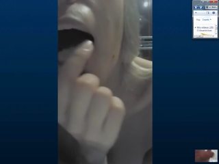 Skype - anál masturbácie s 5 prsty, sex klip 7a