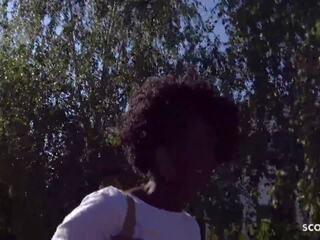 German Scout - Ebony MILF Zaawaadi Public Pickup dirty film for