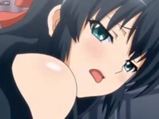 Lascive anime teenager wird phallus anal