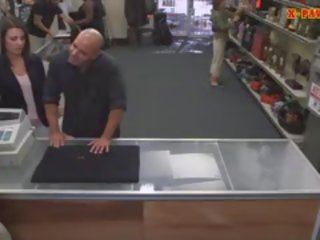 Customers Wife Pounded By Nasty Pawn Man At The Pawnshop