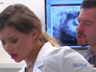 Dentist Anna Polina Anal sex video with Her Patient: Free x rated film 18