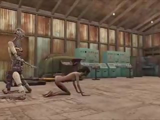 Fallout 4 fucker robot, volný robotic vysoká rozlišením špinavý klip 6e