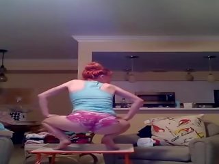 Redhead deity Shaking Her Ass, Free Reddit Ass HD x rated video 4f