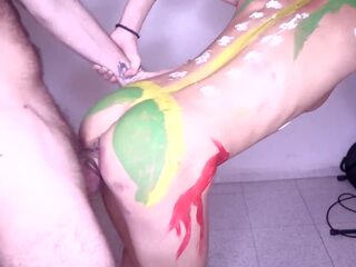 Painting pe ei corp: gratis hd xxx video film 89