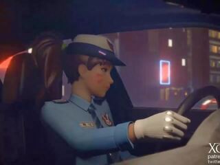 Overwatch משטרה קצין d va, חופשי משטרה mobile הגדרה גבוהה xxx וידאו ab | xhamster