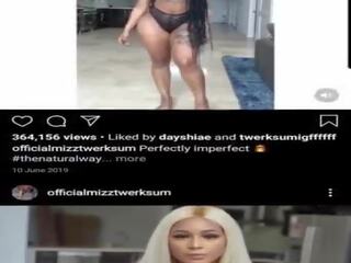 Mizztwerksum instagram twerk تصنيف, بالغ فيديو df | xhamster