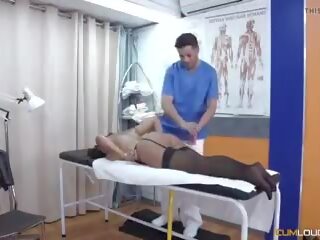 MD adult film with patient