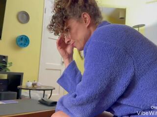 Stepmom Has to Finish what She Started: Riding xxx video feat. VibeWithMommy