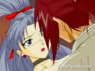 Fascinating Brunette Anime Playgirl Wanking And Fucking An Immense peter