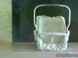 Blondie doll babysitter getting punished and fucked angry parents