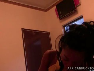 África fuck tour: ebony beauty raisa take hard jago from her back