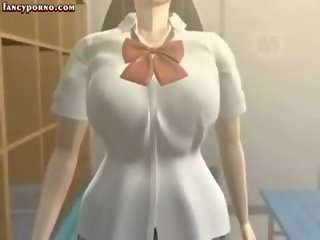 Sensual Anime whore Giving Head Job