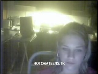 Flirty Blonde Chick Chatting On Webcam - HotCamTeens.TK