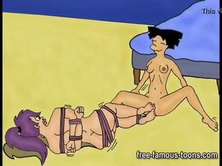 Simpsons és futurama hentai orgiák