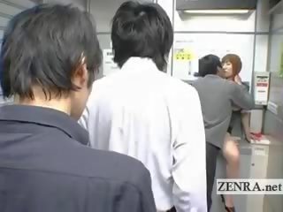 Bizarre Japanese Post Office Offers Busty Oral X rated movie ATM