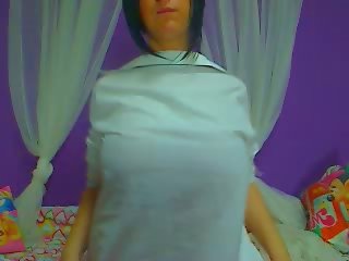 Pechugona camgirl agradable cuerpo