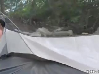 Naughty sluts lustful groupsex in a tent