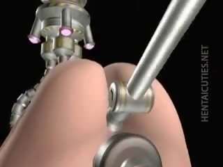3D Hentai Slave Ride Fucking Machine