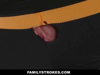 Familystrokes - attractive Step-Mom Fucked just right after Working Out