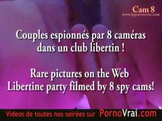 Spy cam at french private party! Camera espion en soiree privee. Part326