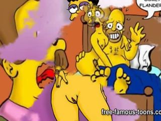 Simpsons 성인 클립