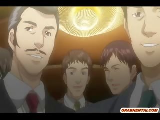 Obr ňadra anime japonská dojení v the sklo